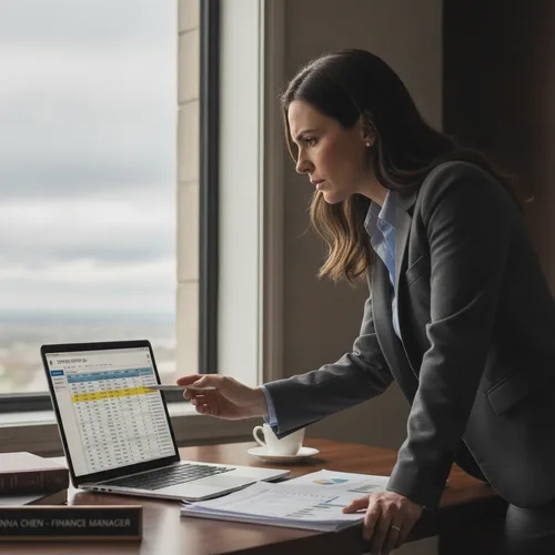 Reviewing expense data