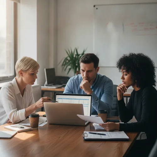 Marketing teams reviewing expense approvals with Incurdesk