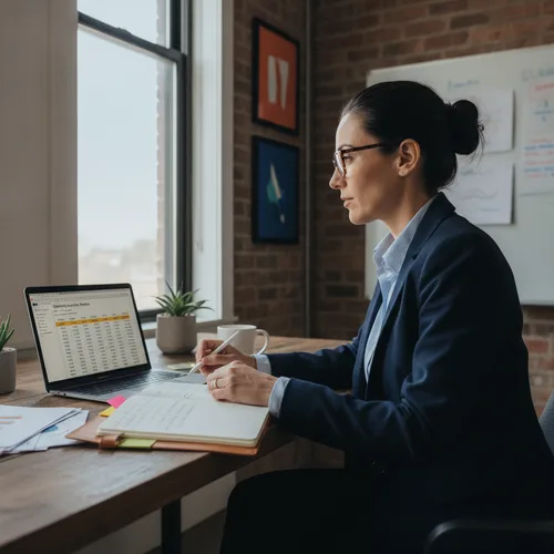 Reviewing expense data